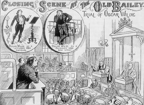 Sketch of Closing Trial Scene: half page (Illus. Police News, 5/4/1895)