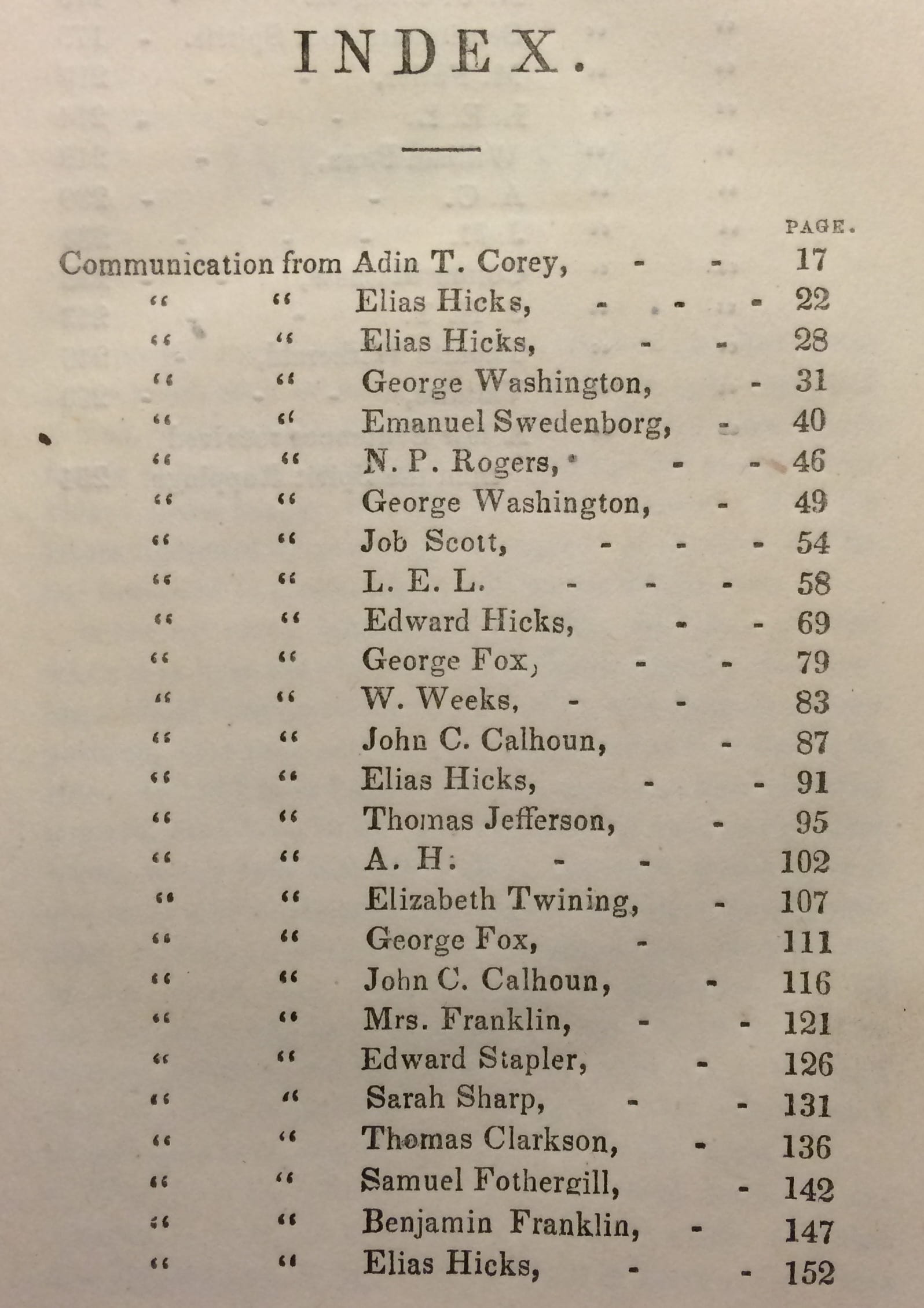Table of Contents © British Library