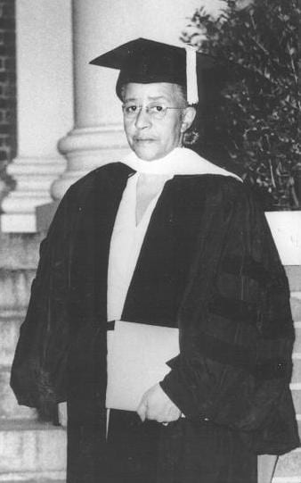 Delaney in 1950, receiving an honorary doctorate from Atlanta University. Wikimedia Commons.