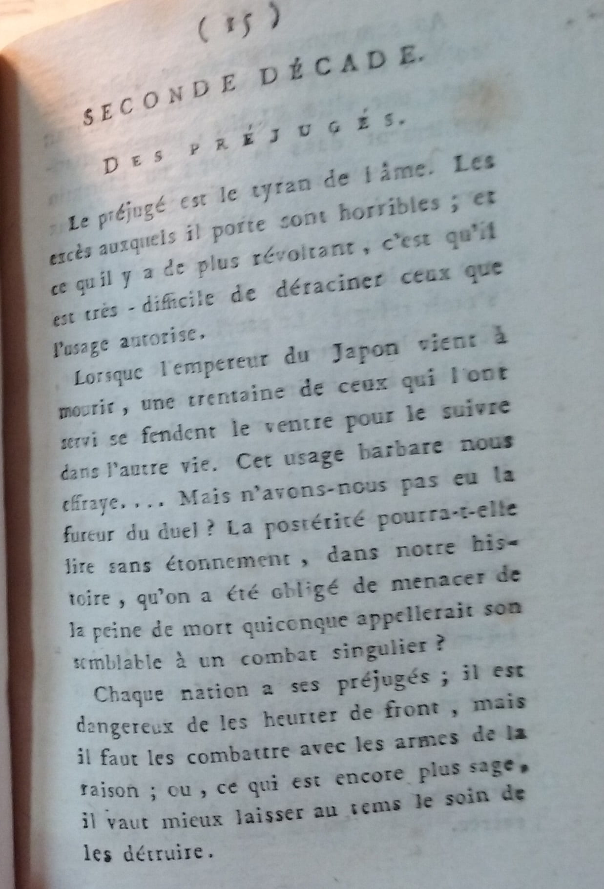 Warning about the danger of prejudices. Bibliothèque Historique de la Ville de Paris.