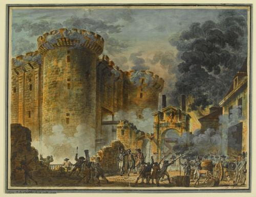 Jean-Pierre Houel - Prise de la Bastille (1789) - Carnavalet Museum